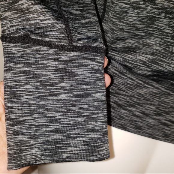 90 Degrees Dark Black Grey Athletic Zip Up Hoodie - Picture 2 of 10